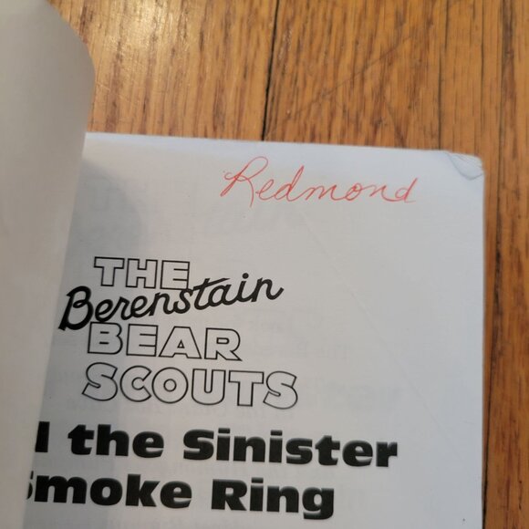 4 Berenstain Bears Books Lot Bear Scouts Sinister Smoke Ring Nerdy Nephew PB - Picture 3 of 3